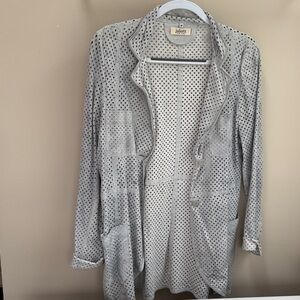 jackett New York pierced leather jacket